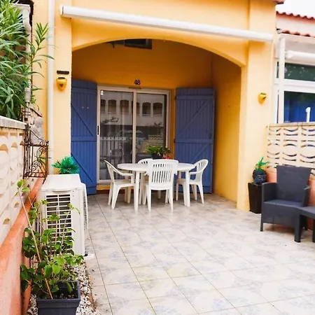 L'azur 4 Pers Clim Parking Acces Direct Nyaraló *
