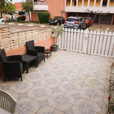 L'azur 4 Pers Clim Parking Acces Direct Nyaraló Le Barcarès