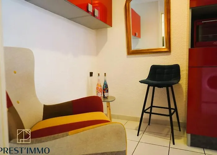 L'azur 4 Pers Clim Parking Acces Direct בית נופש לה ברקרה